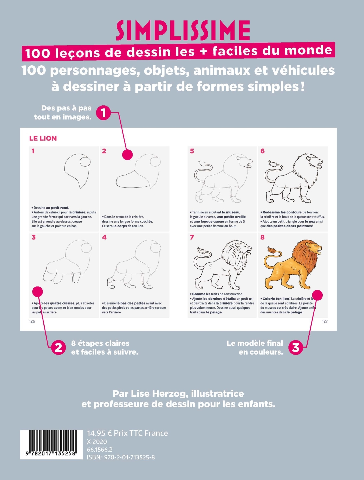 Simplissime - 100 leçons de dessin les + faciles du monde - Lise Herzog - HACHETTE ENFANT