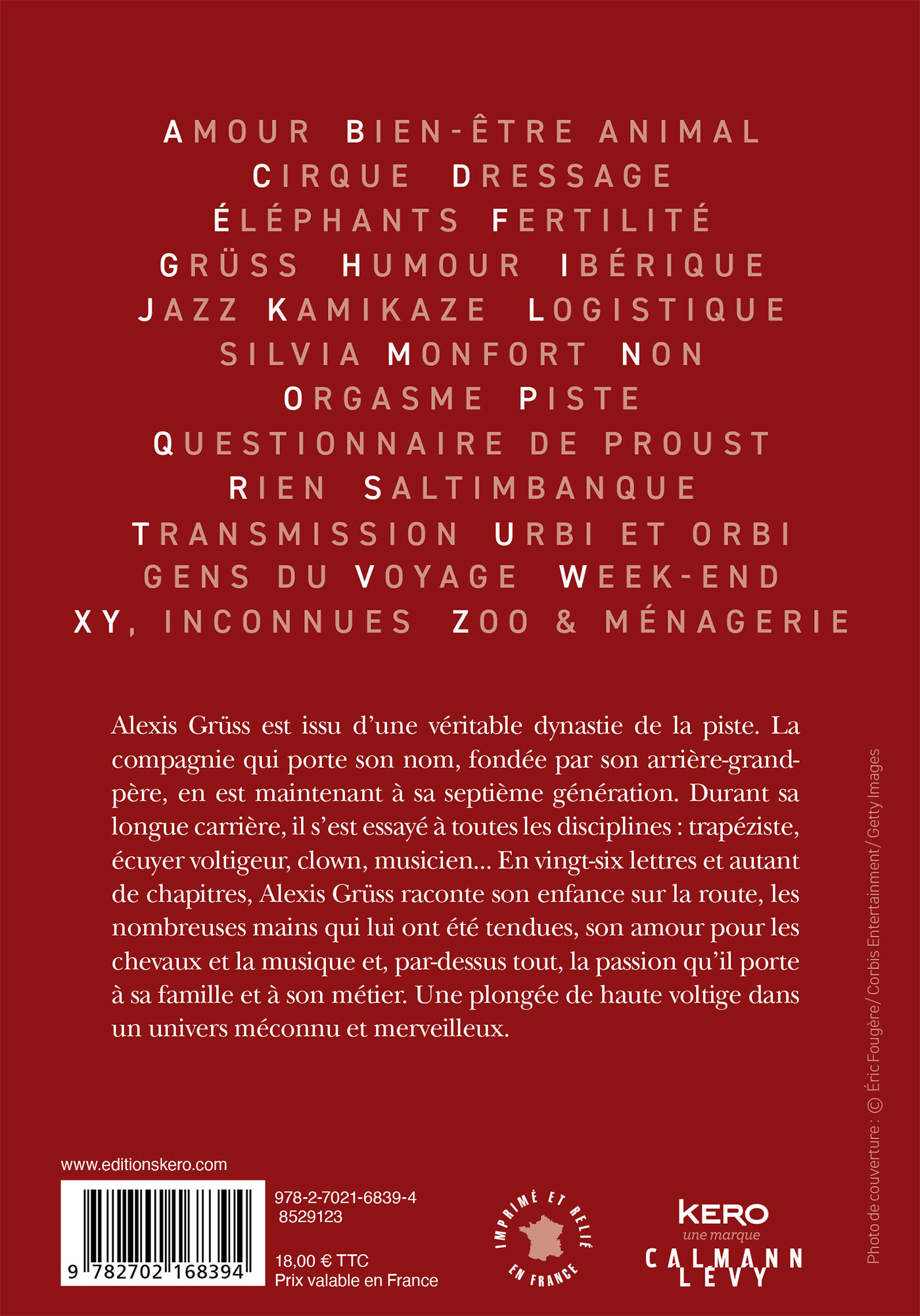 Le dictionnaire de ma vie - Alexis Gruss - Alexis Gruss - KERO