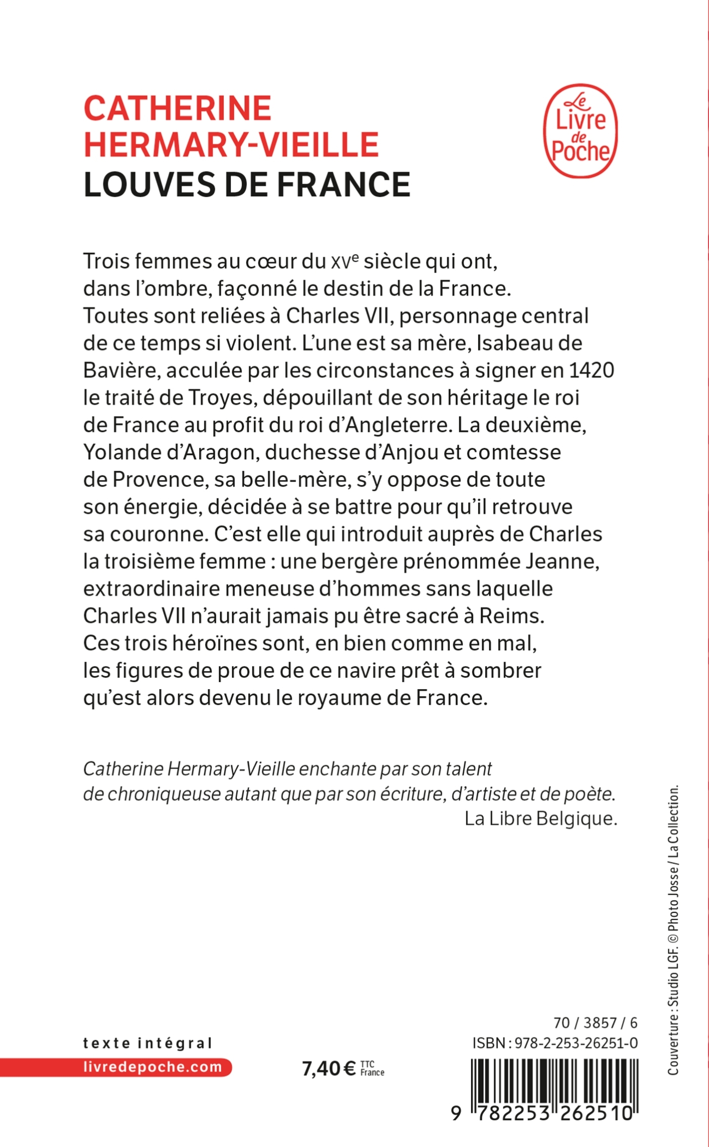 Louves de France - Catherine Hermary-Vieille - LGF