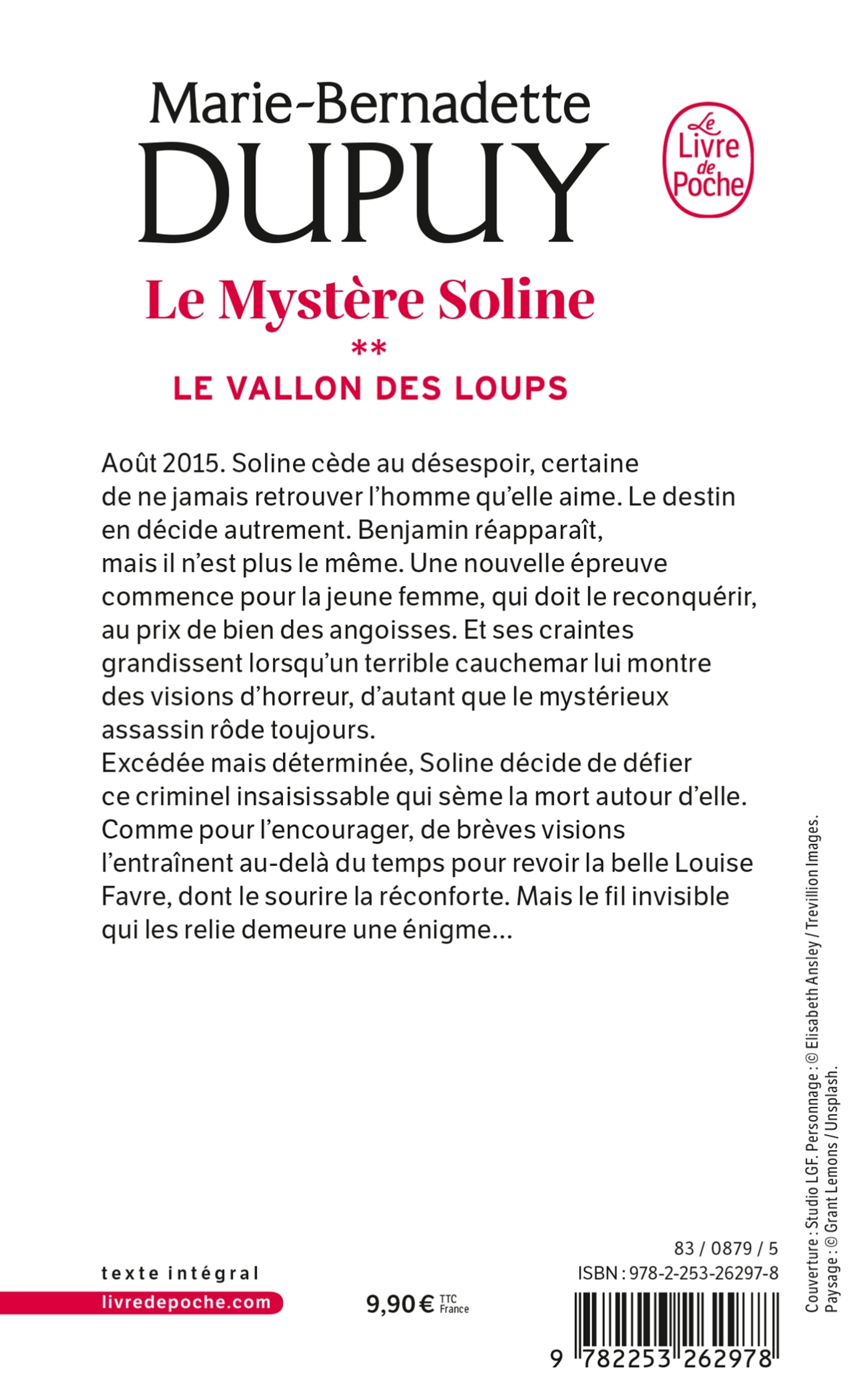 Le Vallon des loups (Le Mystère Soline, Tome 2) - Marie-Bernadette Dupuy - LGF