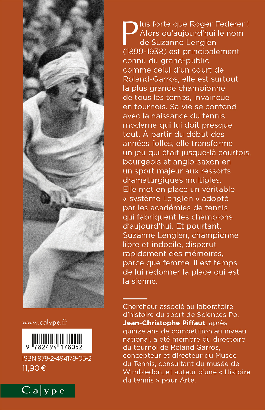 Suzanne Lenglen - Jean-christophe Piffaut - CALYPE