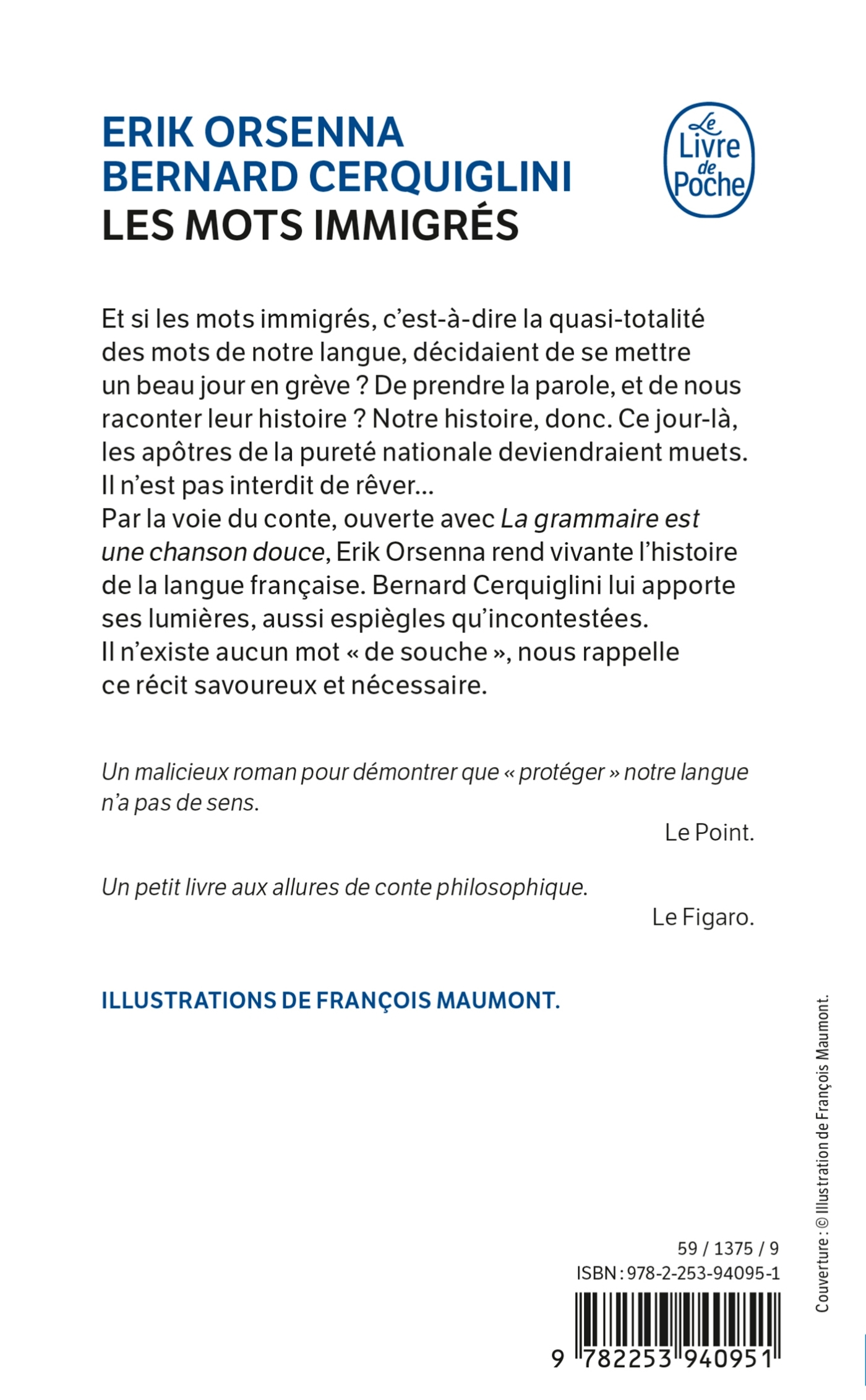 Les mots immigrés - Erik Orsenna - LGF