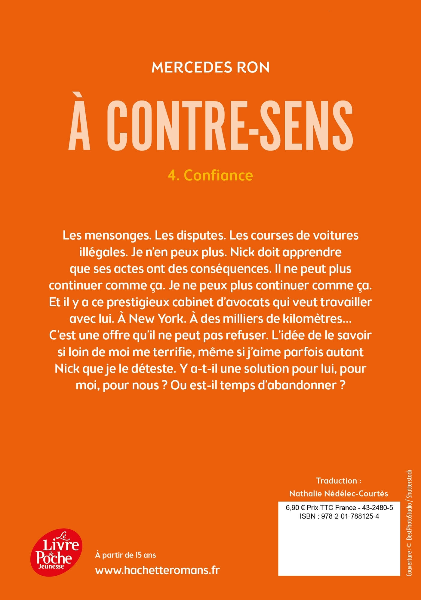 A contre-sens - Tome 4 - Nathalie Nédélec-Courtès - POCHE JEUNESSE