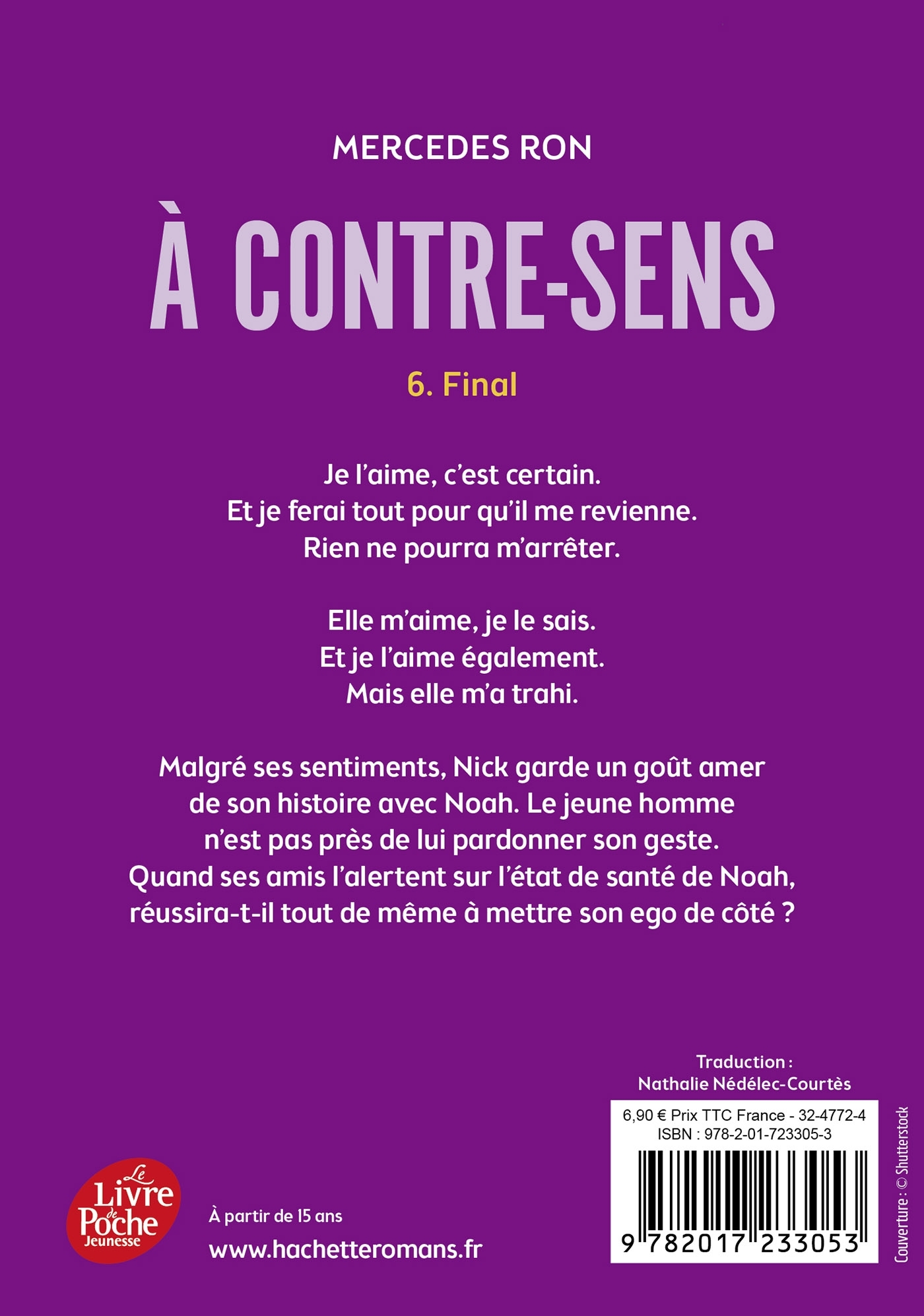 A contre-sens - Tome 6 - Mercedes Ron - POCHE JEUNESSE