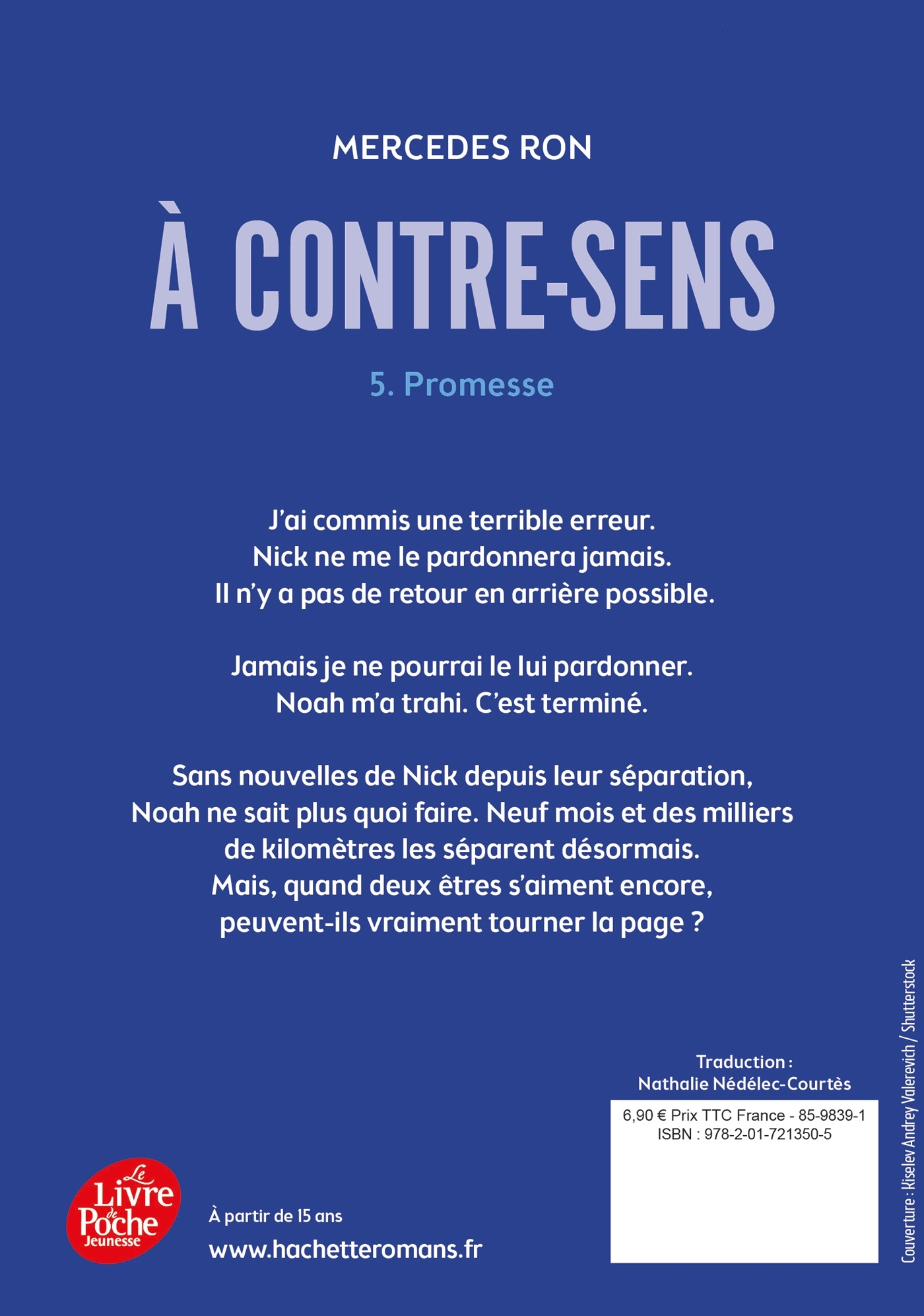 A contre-sens - Tome 5 - Nathalie Nédélec-Courtès - POCHE JEUNESSE