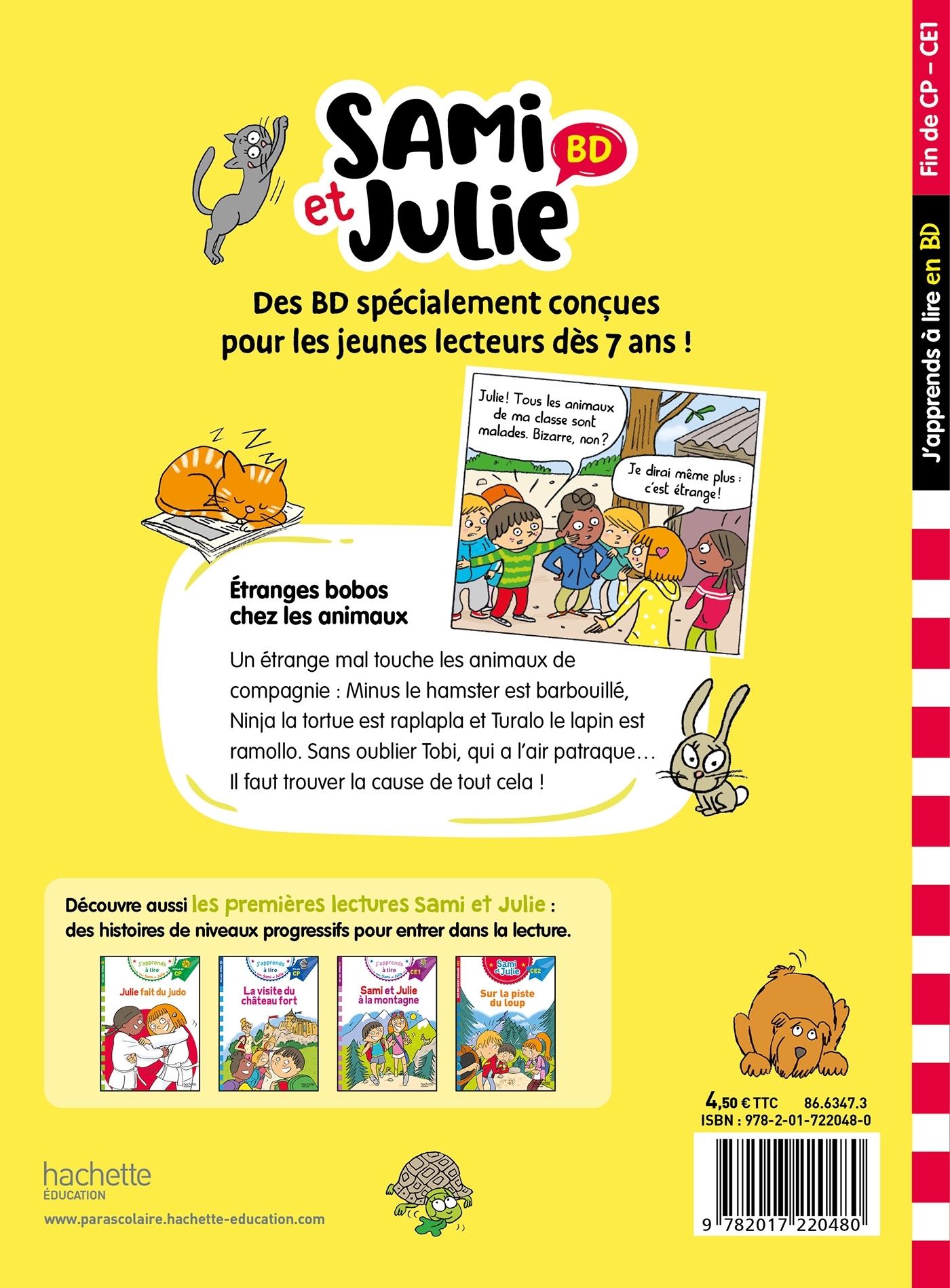 Sami&Julie BD CP- CE1 Etranges bobos chez les animaux - Thérèse Bonté - HACHETTE EDUC