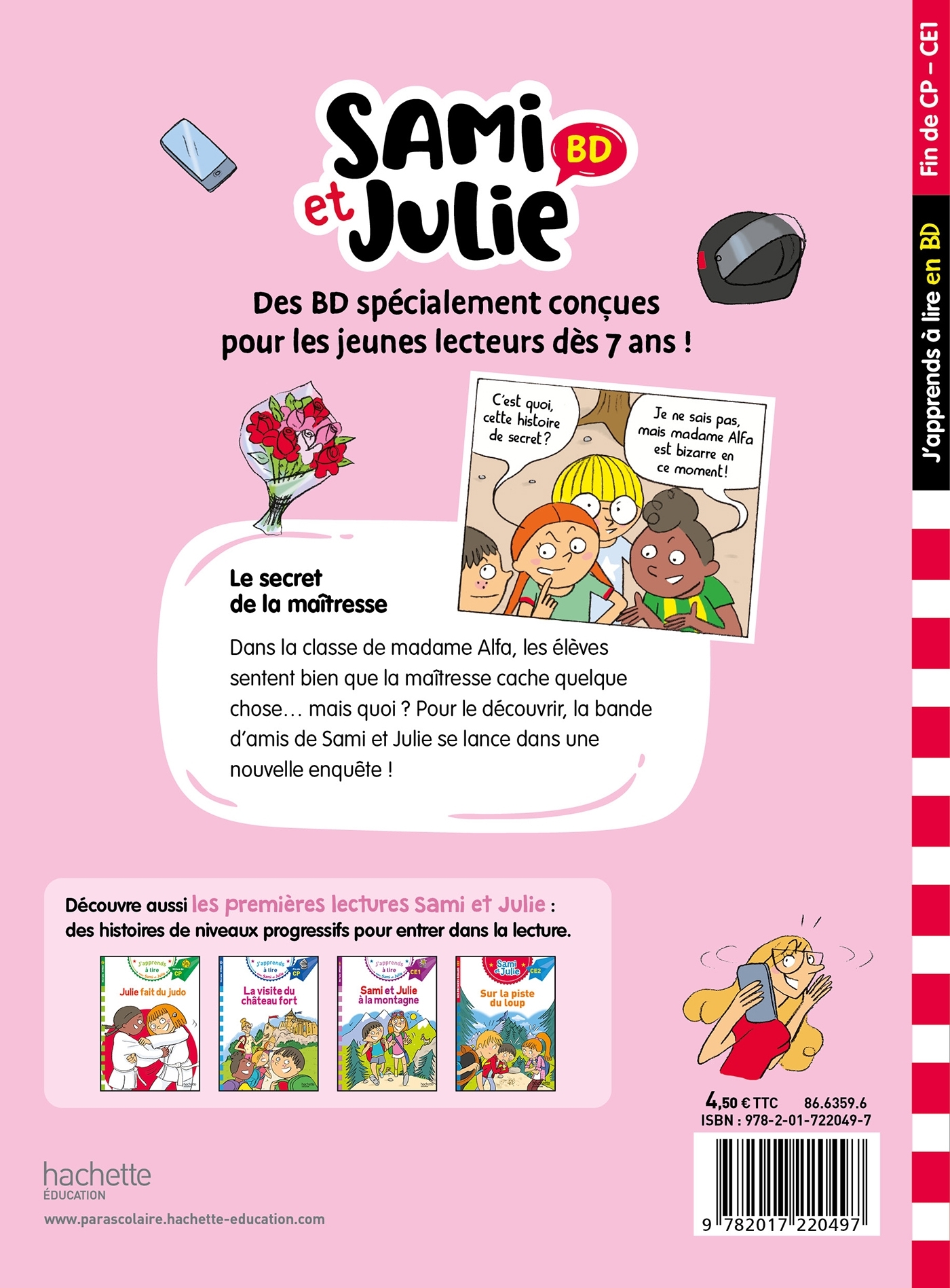 Sami et Julie BD : Le secret de la maîtresse - Thérèse Bonté - HACHETTE EDUC