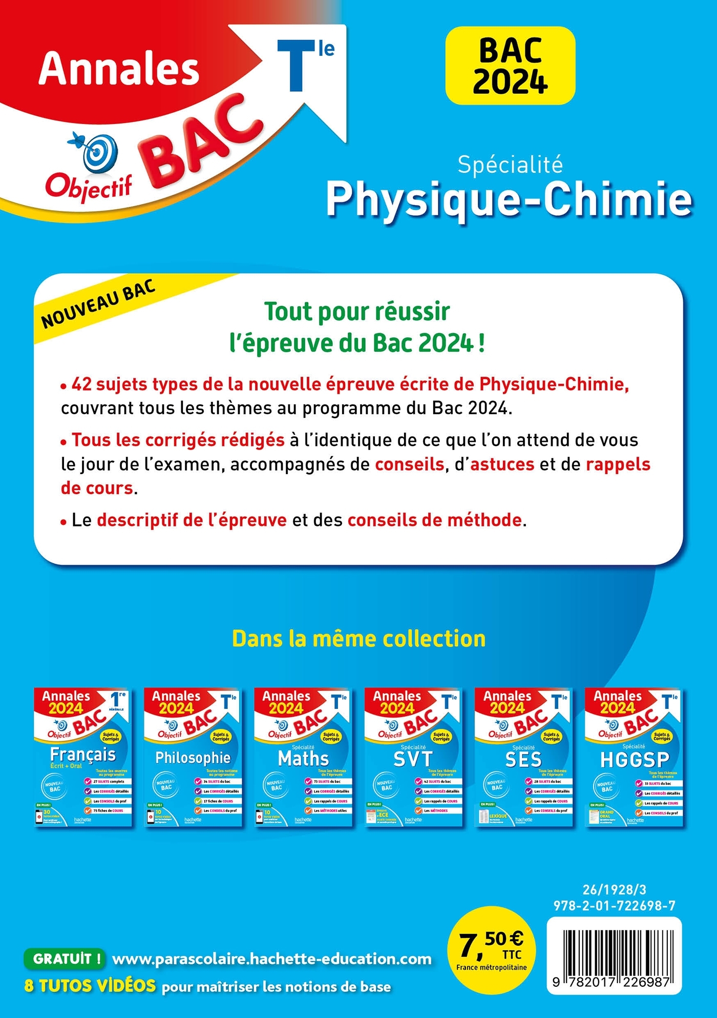 Annales Objectif BAC 2024 - Français 1res STMG - STI2D - ST2S - STL - STD2A - STHR - Franck Mazzucchelli - HACHETTE EDUC