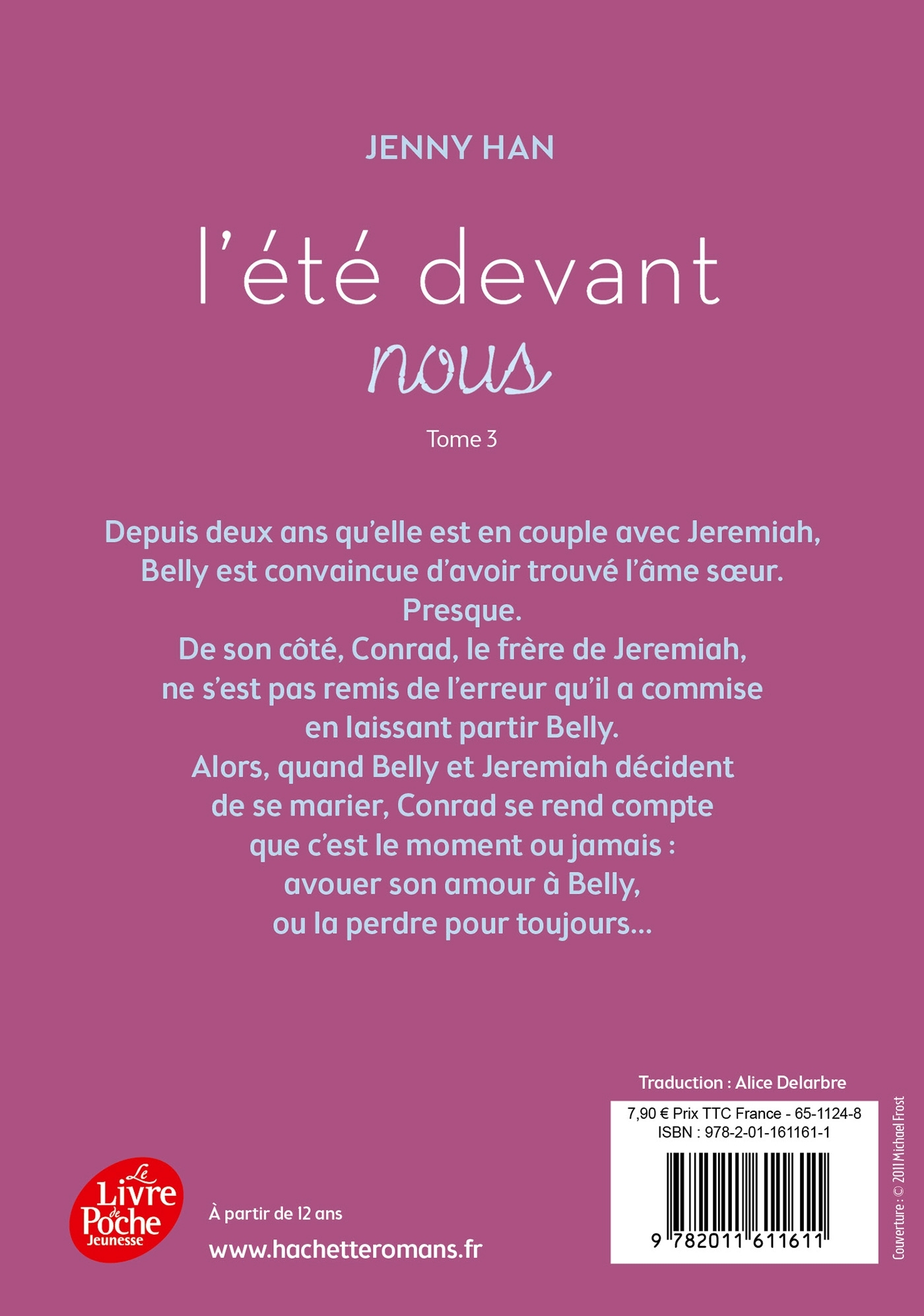 L'été où... - Tome 3 - L'été devant nous - Jenny Han - POCHE JEUNESSE