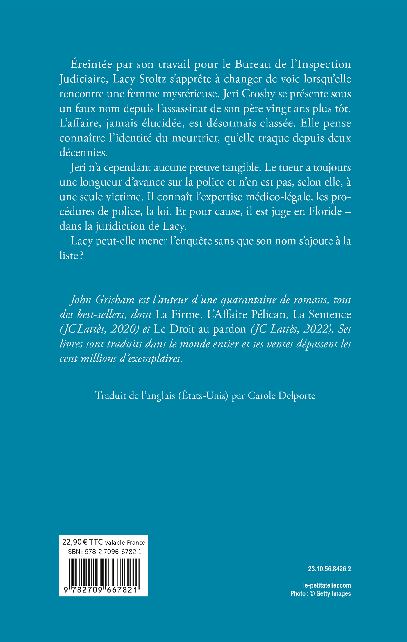 SON NOM SUR LA LISTE - John Grisham - LATTES