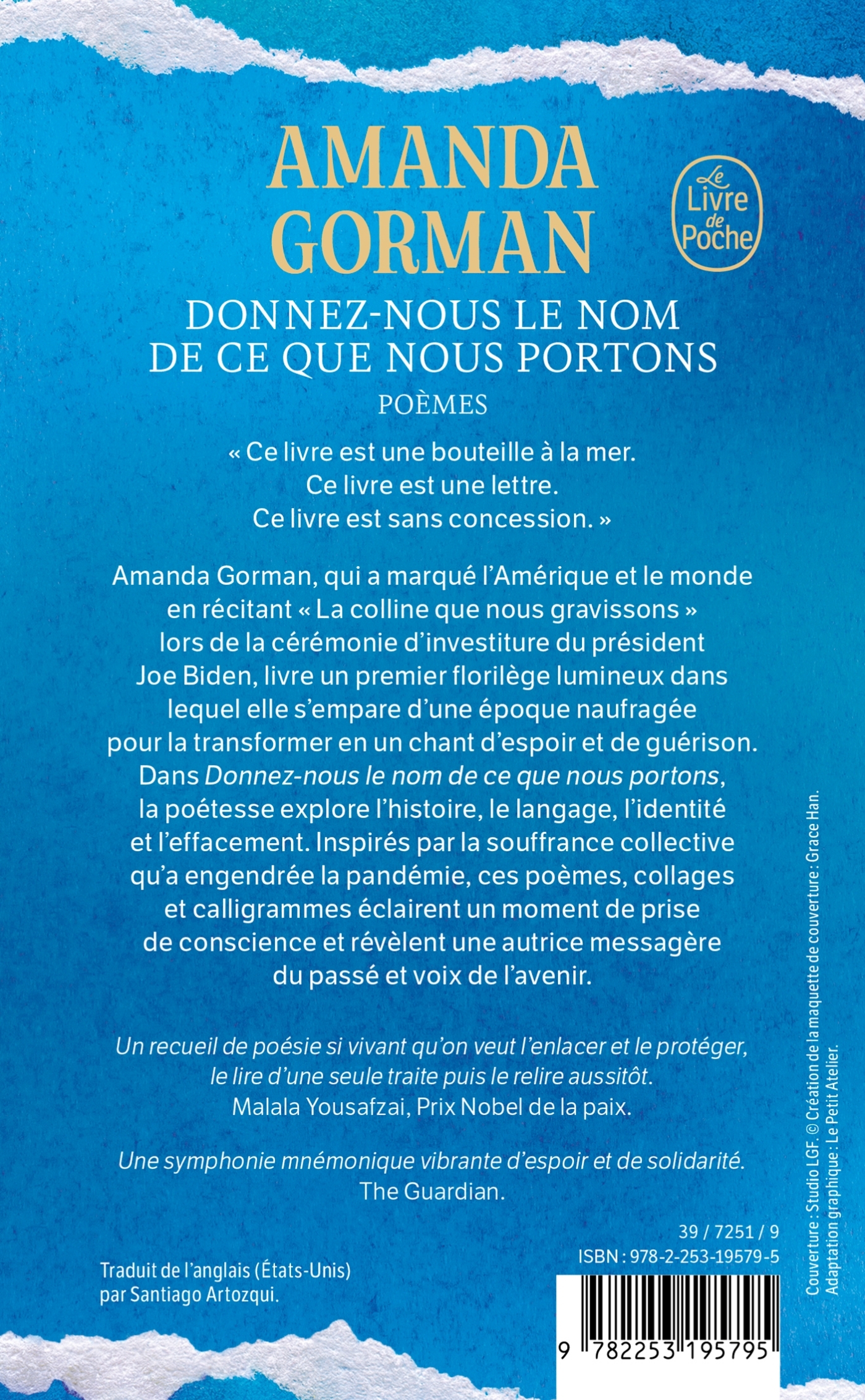 DONNEZ-NOUS LE NOM DE CE QUE NOUS PORTONS - Amanda Gorman - LGF