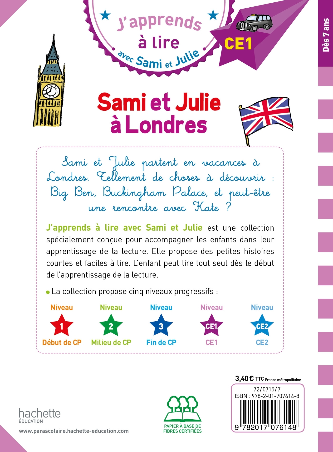 SAMI ET JULIE CE1 SAMI ET JULIE A LONDRES - Thérèse Bonté - HACHETTE EDUC