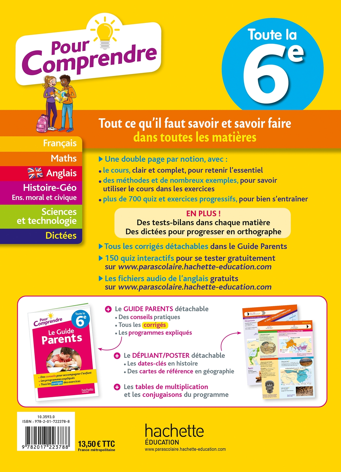 Pour Comprendre Toute la 6e - Michèle Blanc - HACHETTE EDUC