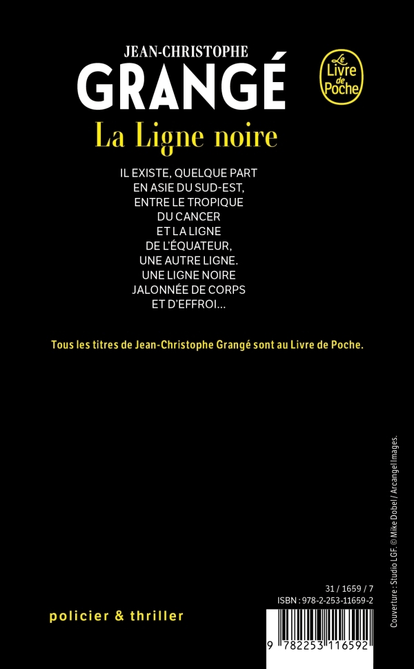 LA LIGNE NOIRE - Jean-Christophe Grangé - LGF