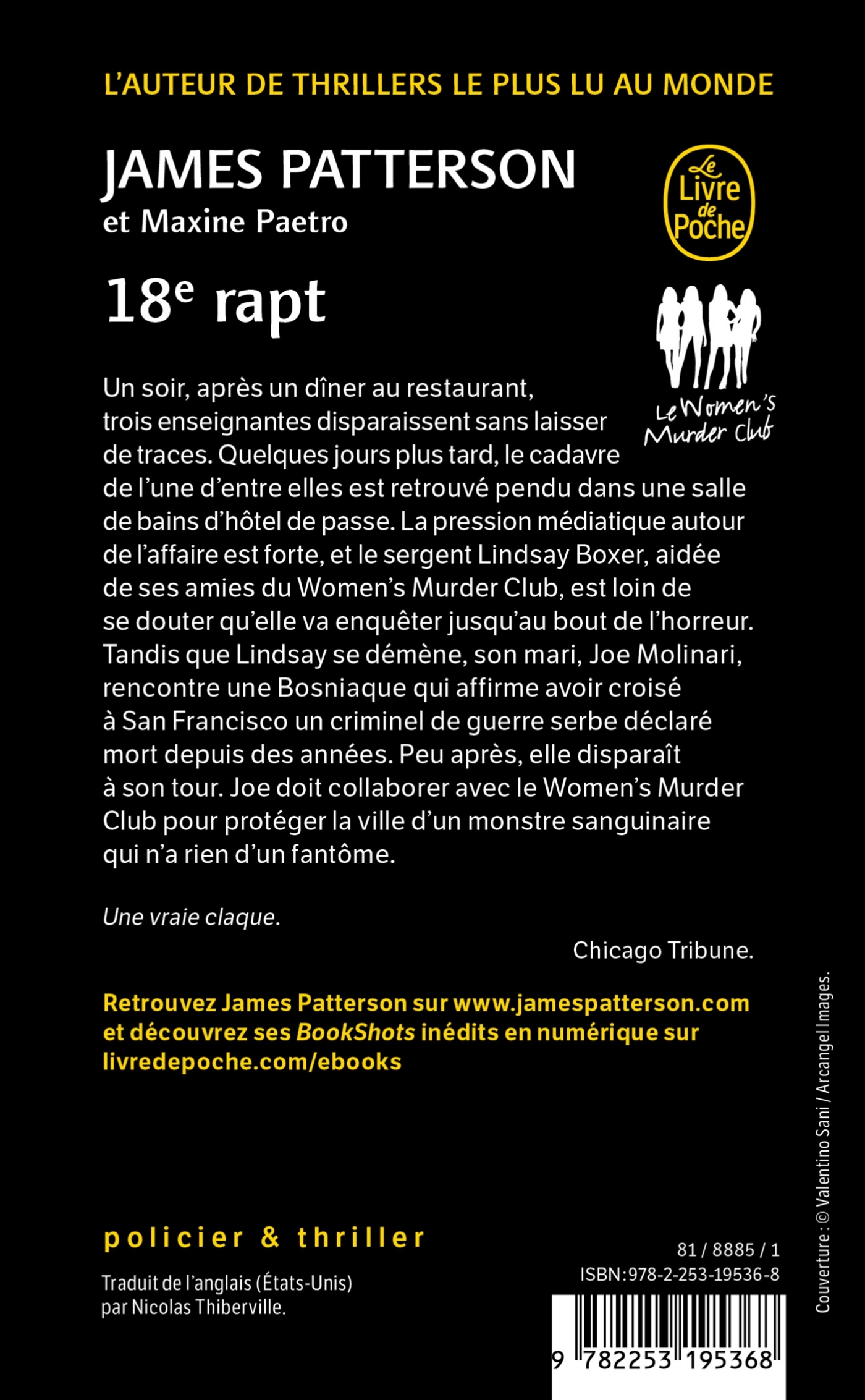 Le 18e Rapt - James Patterson - LGF