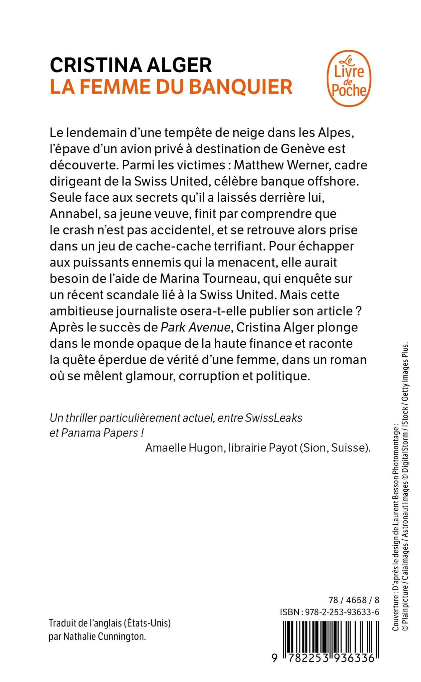 La Femme du banquier - Cristina Alger - LGF