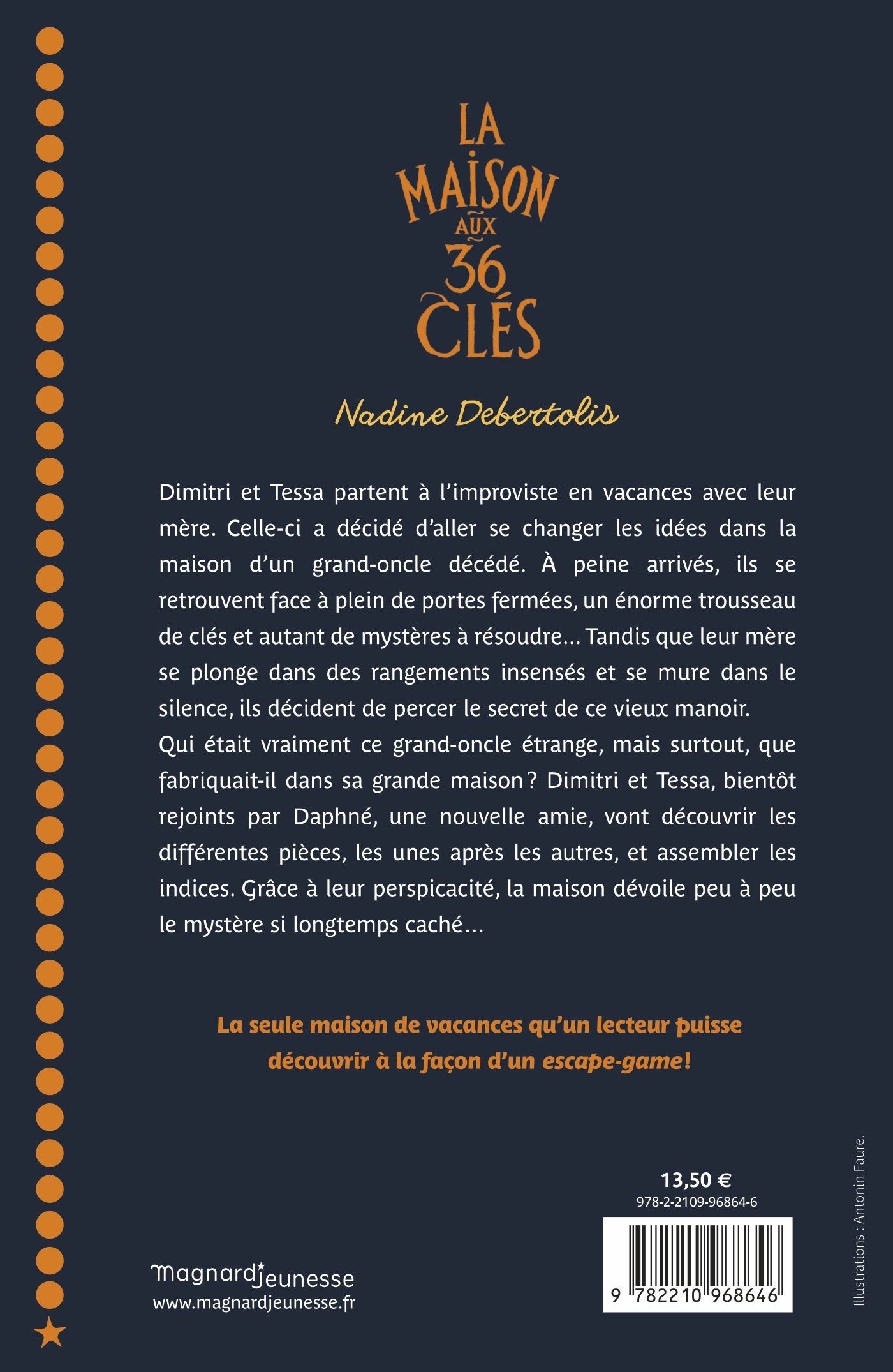 LA MAISON AUX 36 CLES - Nadine Debertolis - MAGNARD