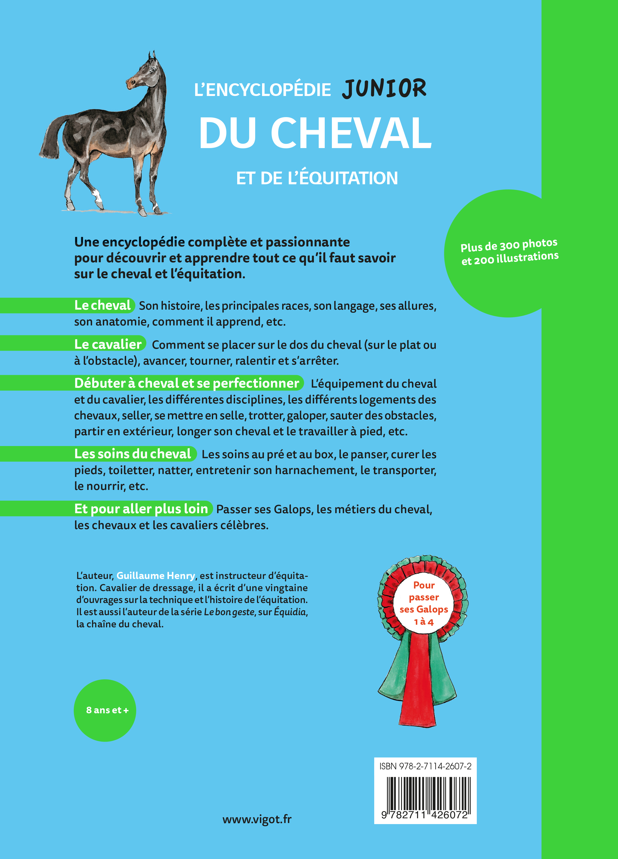 L-ENCYCLOPEDIE JUNIOR DU CHEVAL ET DE L-EQUITATION - Guillaume Henry - VIGOT