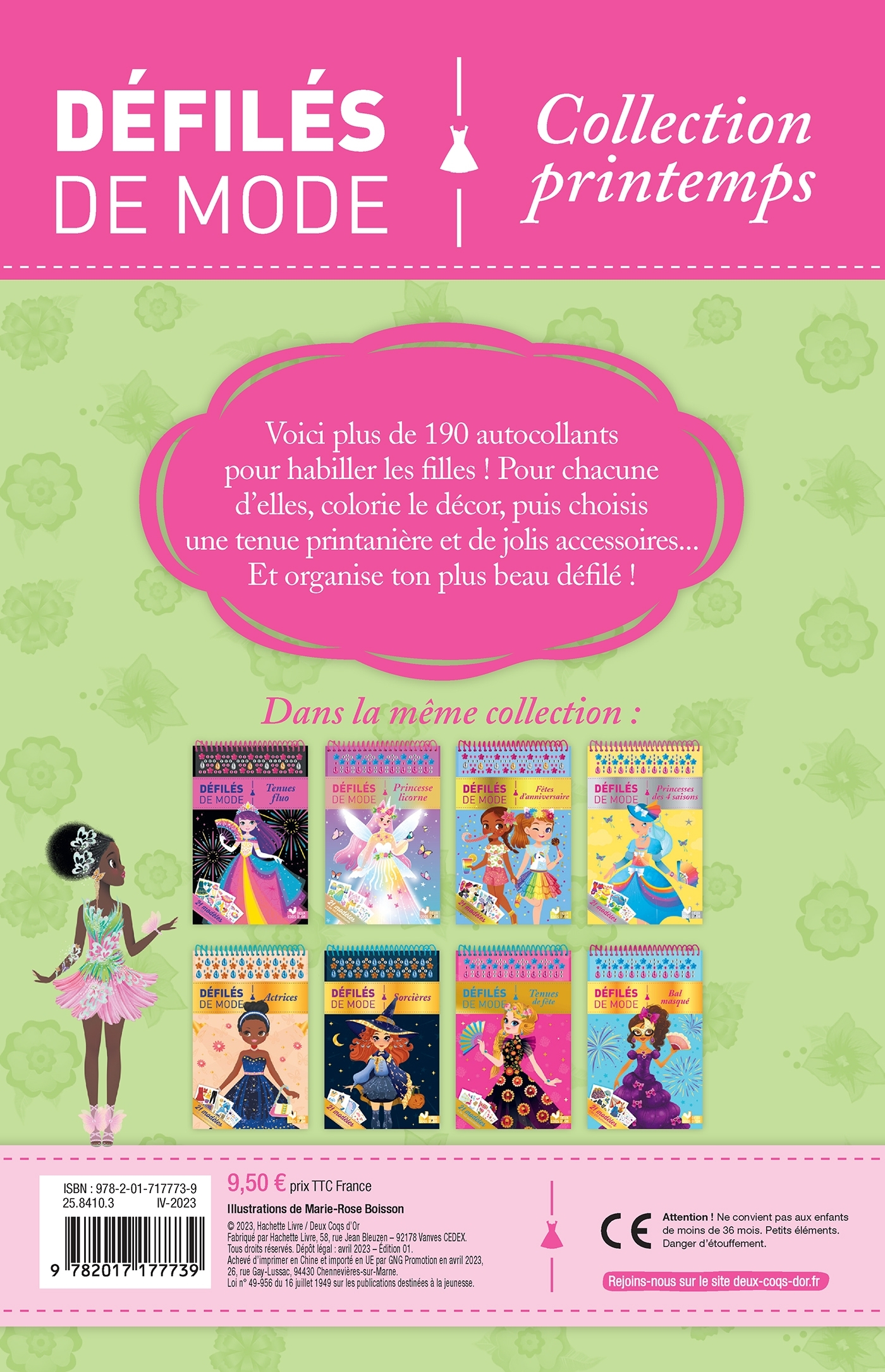 COLLECTION PRINTEMPS - BLOC A SPIRALE - Marie-Rose Boisson - DEUX COQS D OR