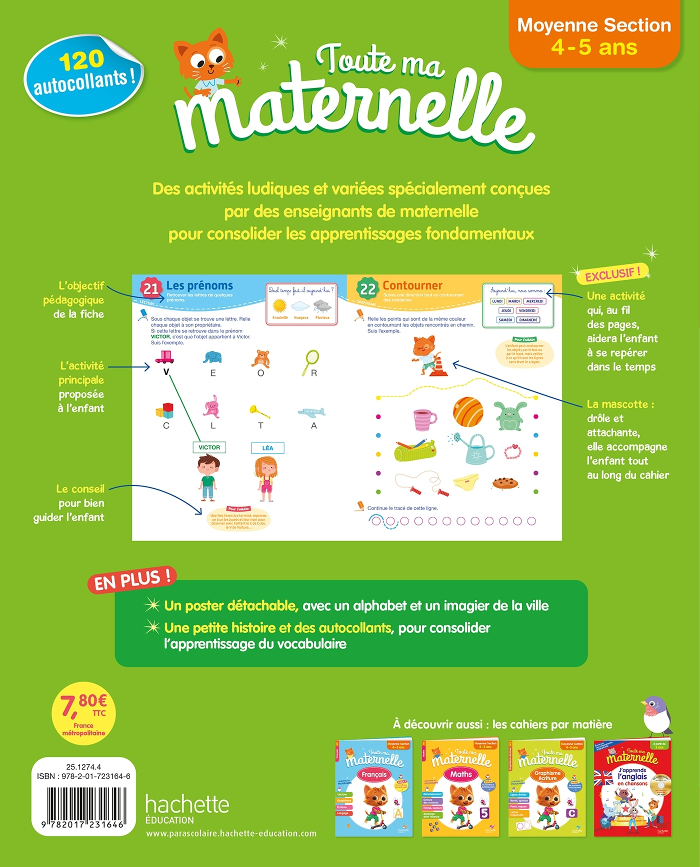 TOUTE MA MATERNELLE- MOYENNE SECTION 4-5 ANS - Patrick Morize - HACHETTE EDUC