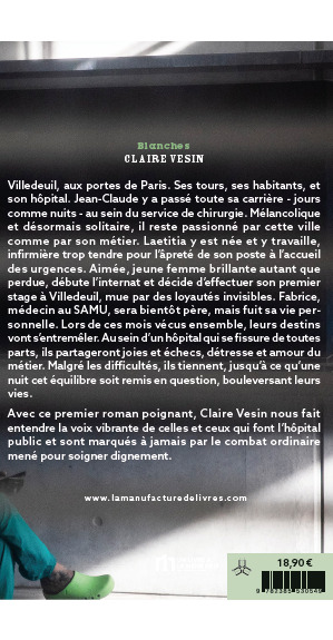 BLANCHES - Claire Vesin - MANUFACTURE LIV