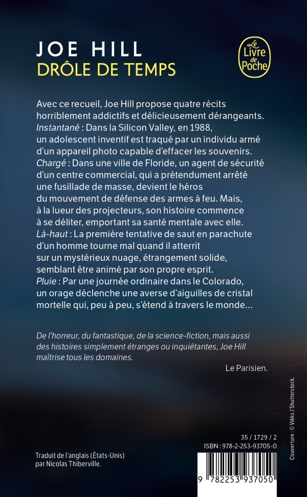 DROLE DE TEMPS - Joe Hill - LGF