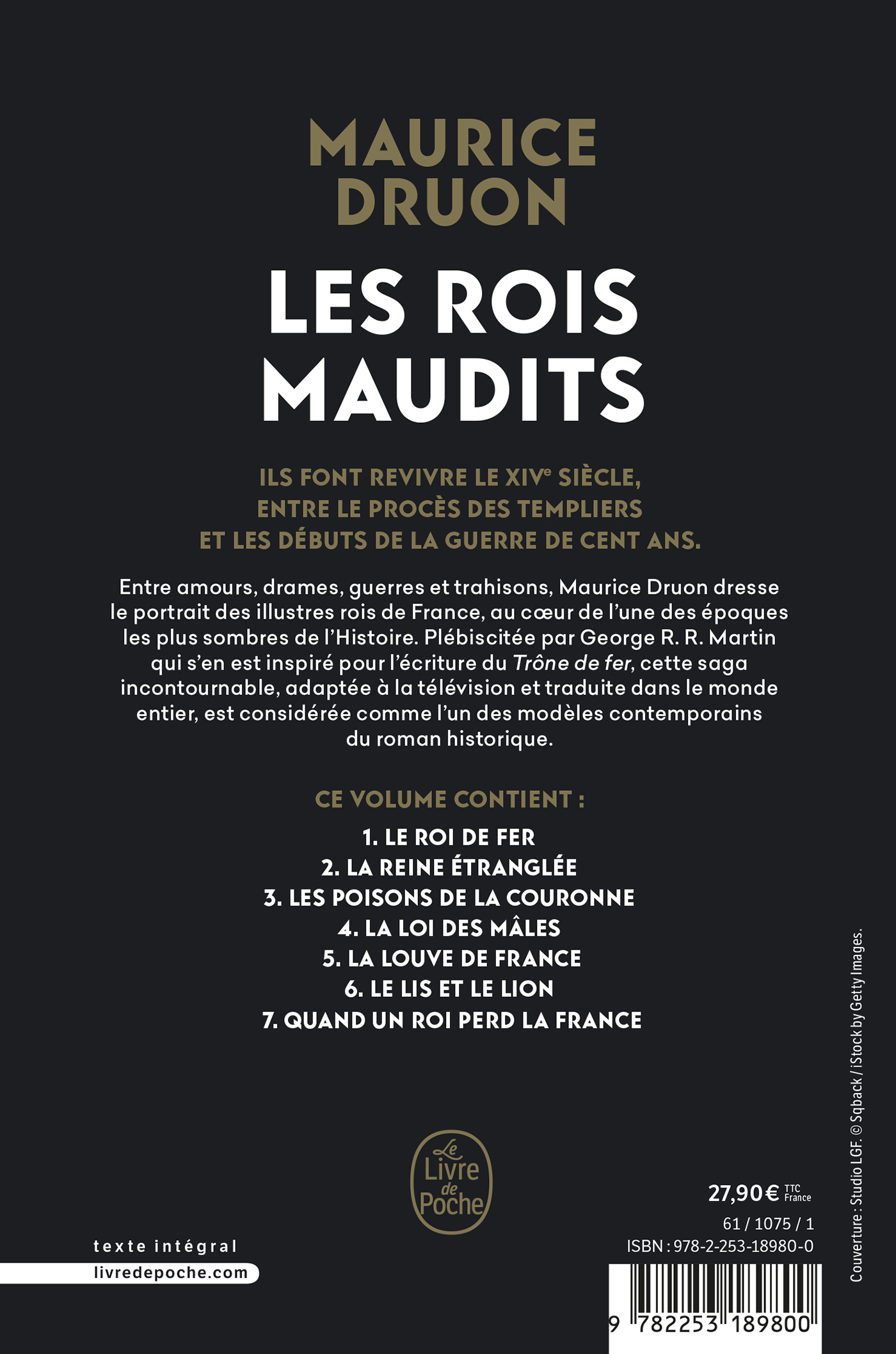 LES ROIS MAUDITS - Maurice Druon - LGF