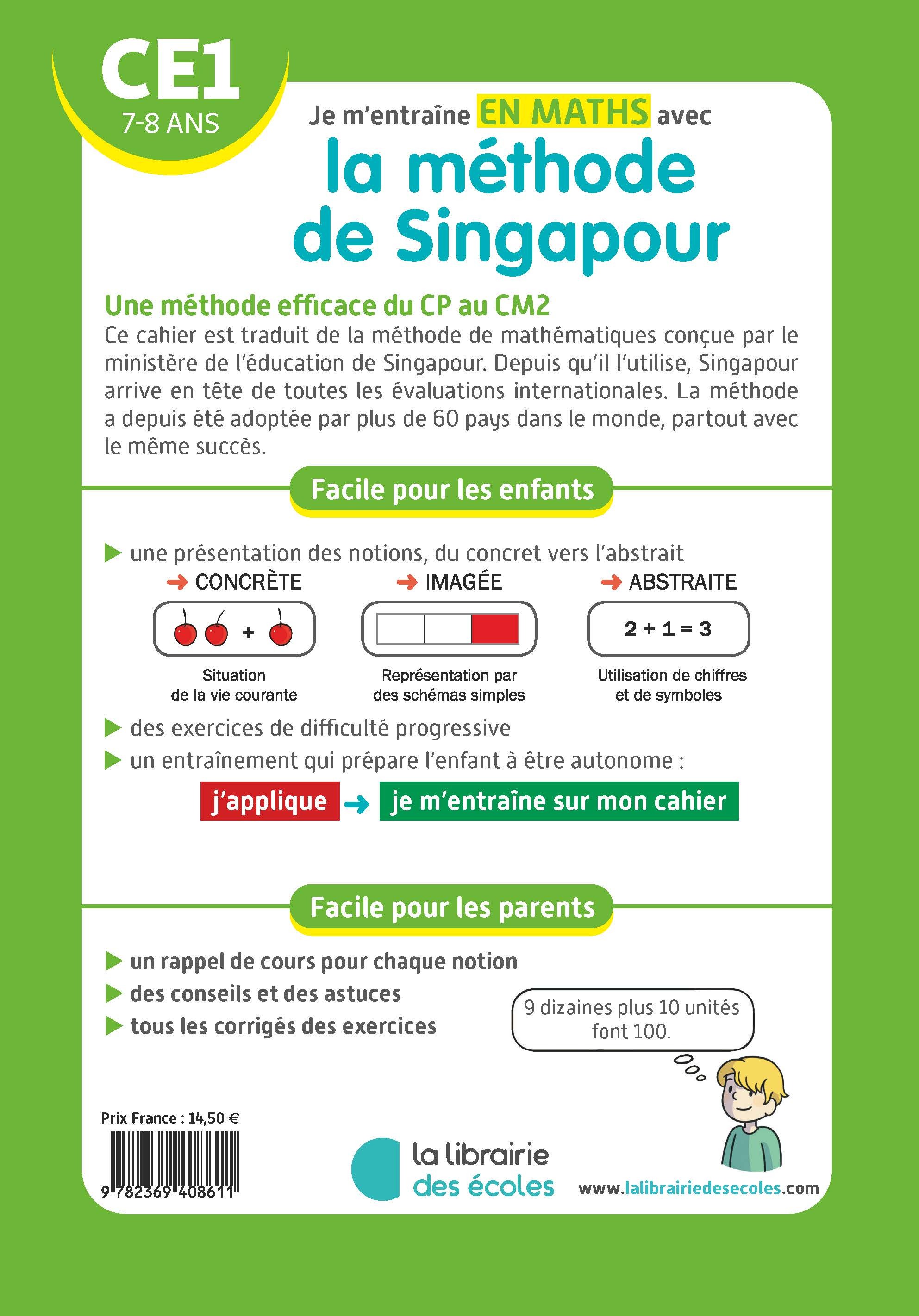 Je m'entraîne en maths avec la méthode de Singapour - CE1 -  Marshall Cavendish - LIB DES ECOLES