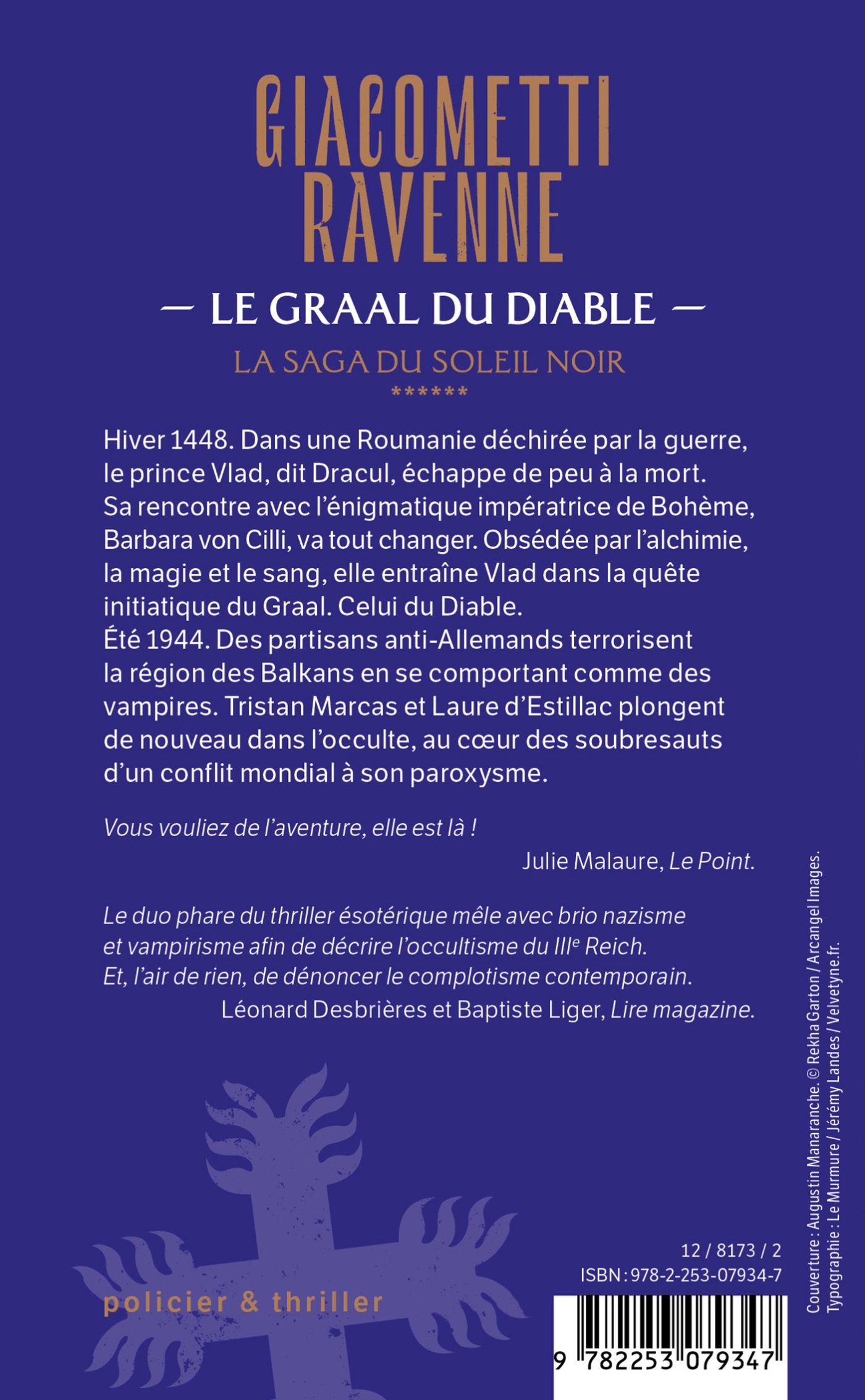 Le Graal du diable (La Saga du Soleil Noir, Tome 6) - Éric Giacometti - LGF