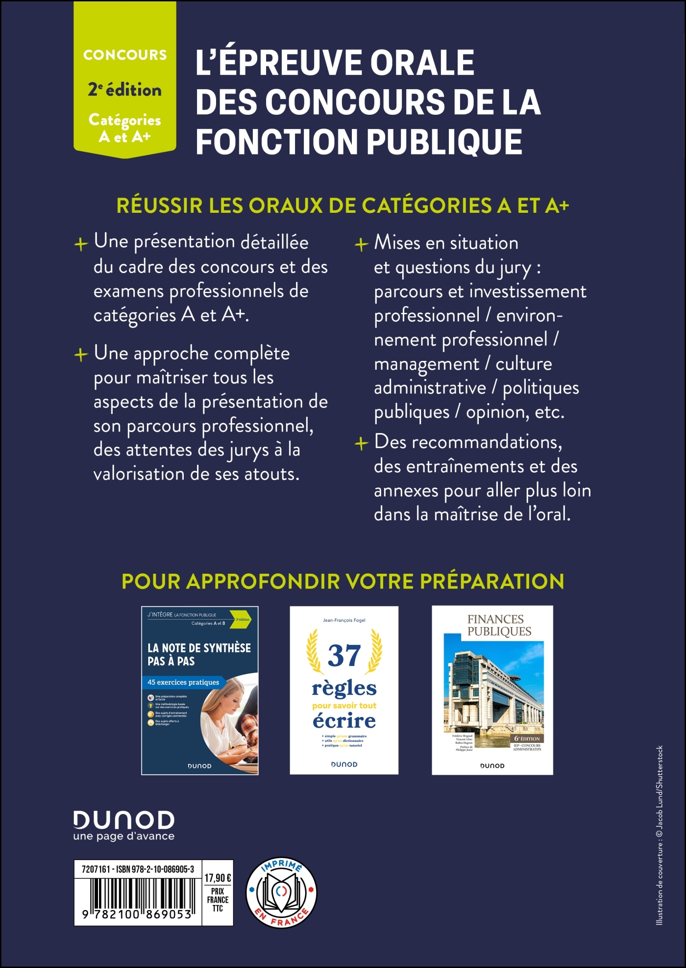 L'épreuve orale des concours de la fonction publique catégories A et A+ - Sylvie Beyssade - DUNOD