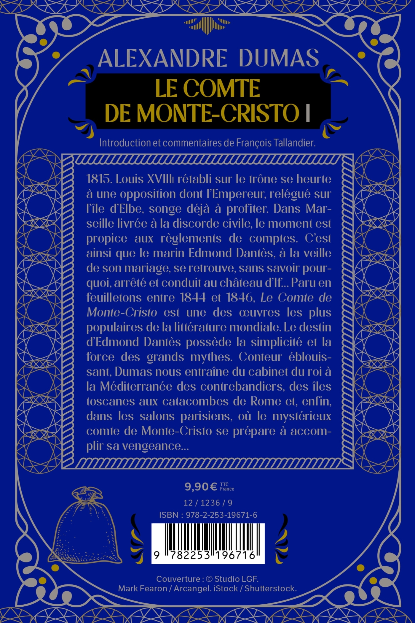 Le Comte de Monte-Cristo (Tome 1) - Nouvelle édition - Alexandre Dumas - LGF