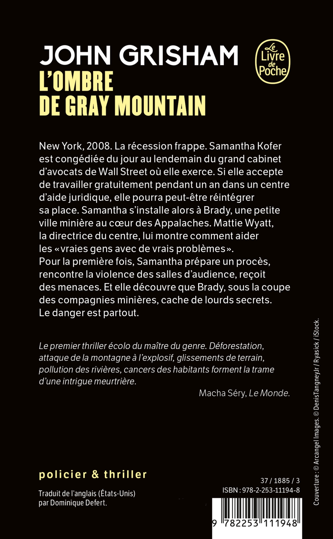 L'Ombre de Gray mountain - John Grisham - LGF