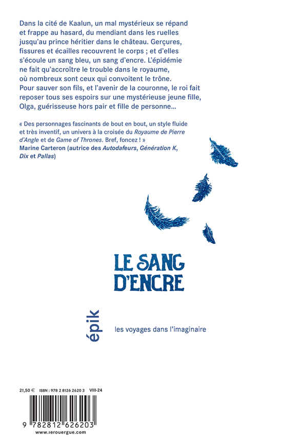 Le sang d'encre - volume 1 - Nena Labussière - ROUERGUE