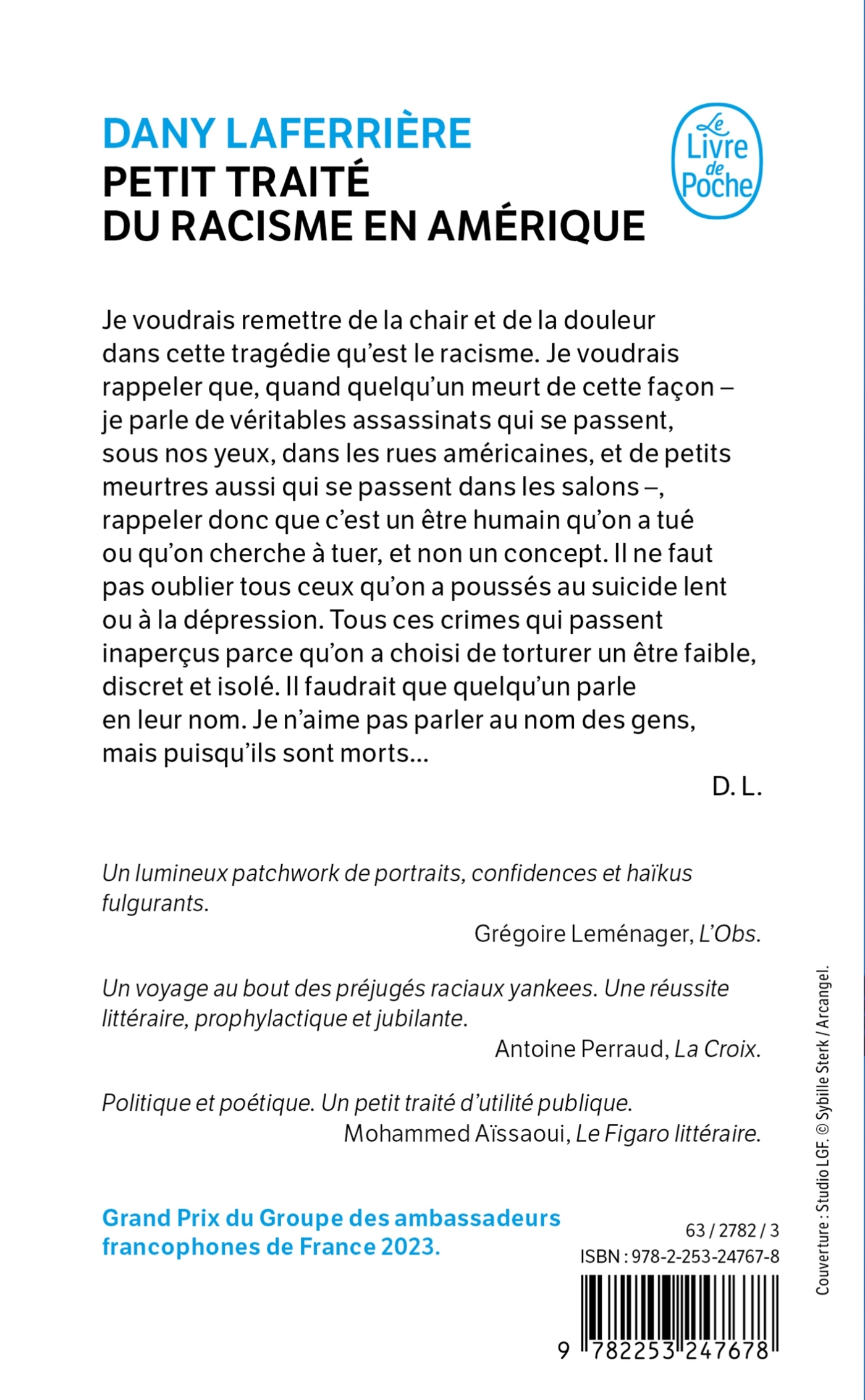 Petit traité du racisme en Amérique - Dany Laferrière - LGF