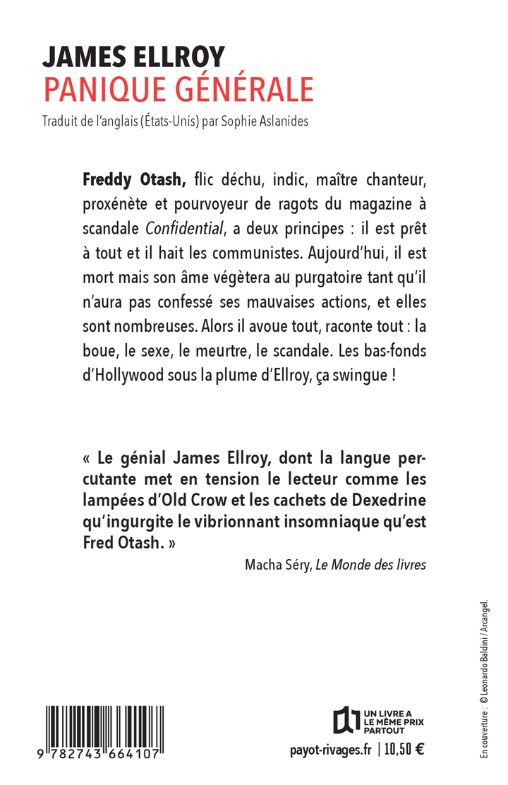 Panique générale - James Ellroy - RIVAGES