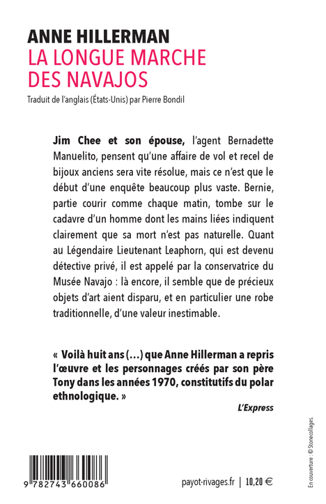 La Longue Marche des Navajos - Anne Hillerman - RIVAGES