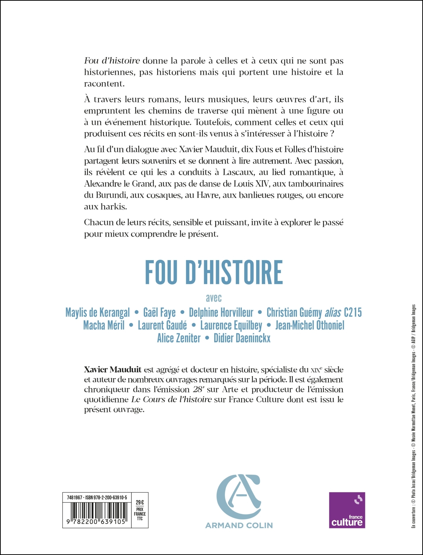 Fou d'Histoire - Xavier Mauduit - ARMAND COLIN