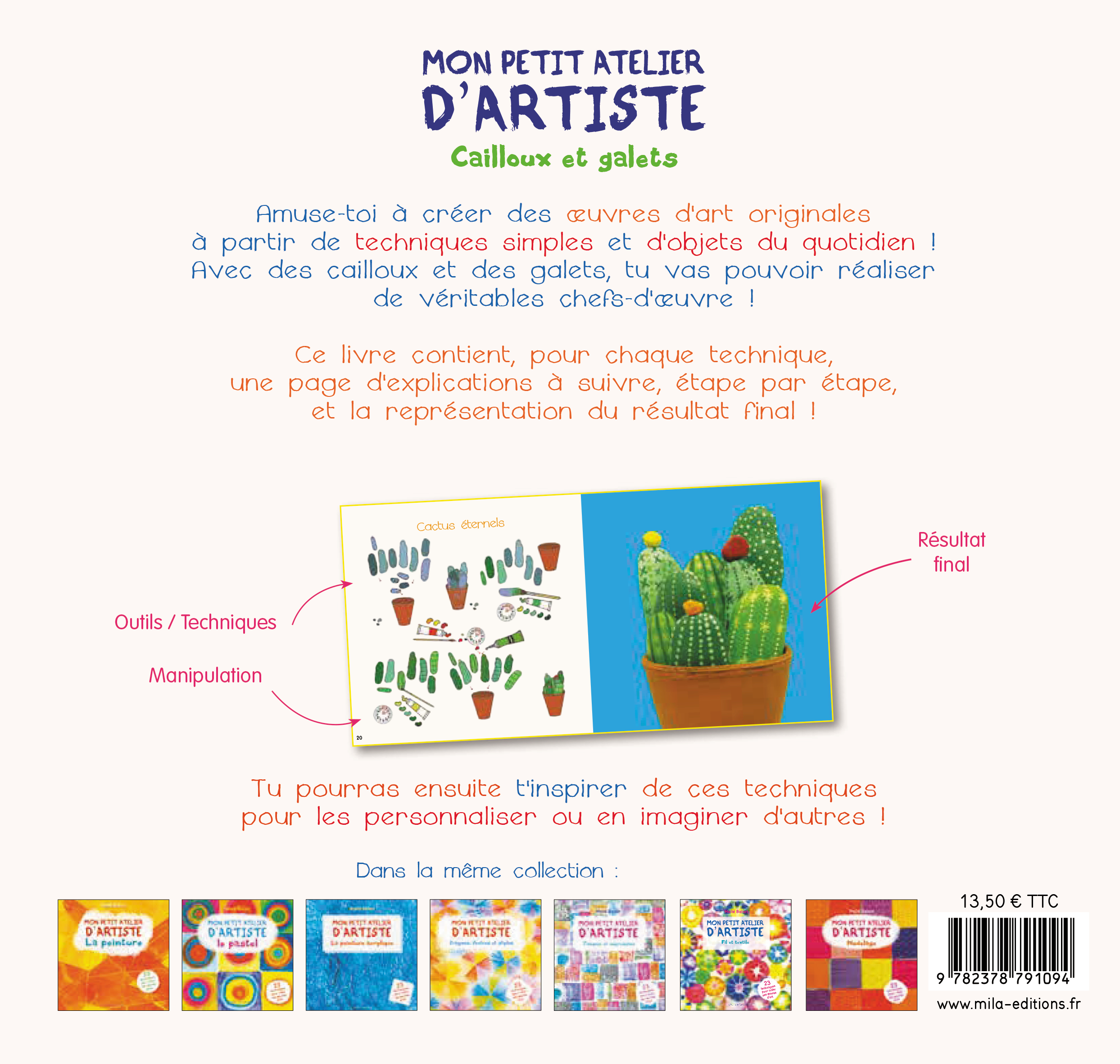 Mon petit atelier d’artiste : Cailloux et galets - Maite Balart - MILA