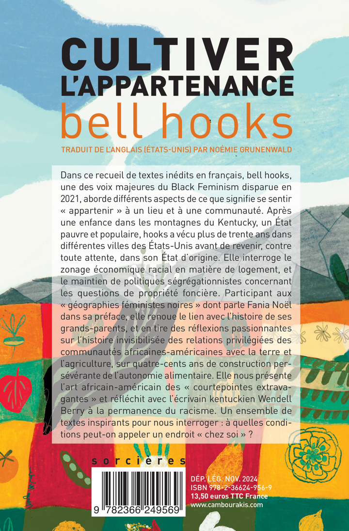 Cultiver l'appartenance - Bell Hooks - CAMBOURAKIS