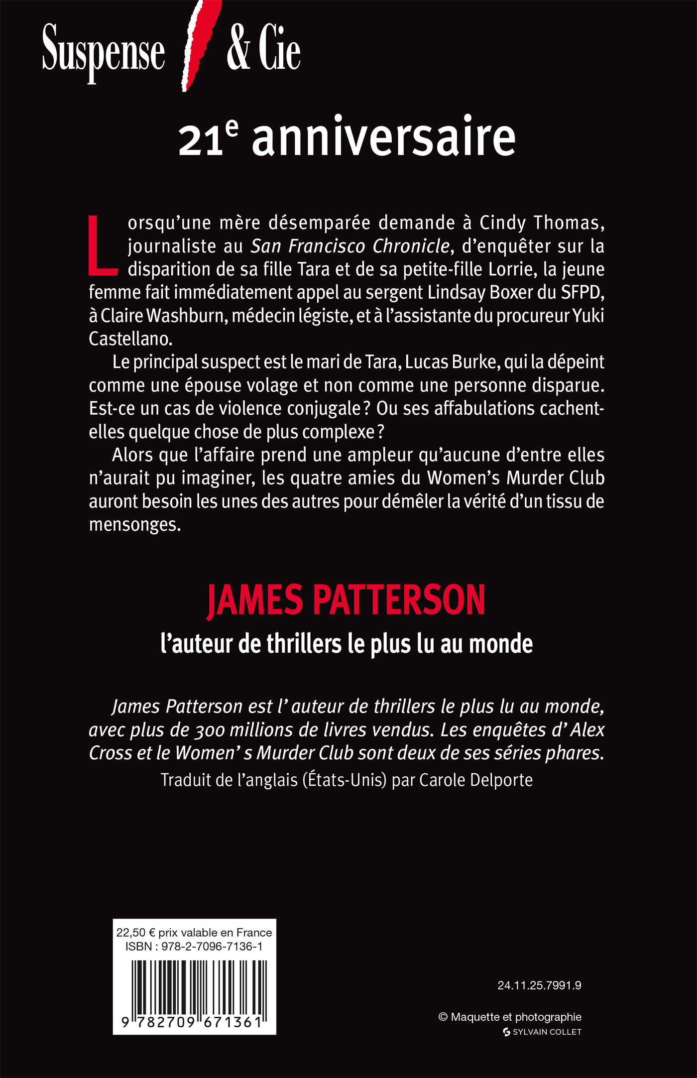 21e anniversaire - James Patterson - LATTES