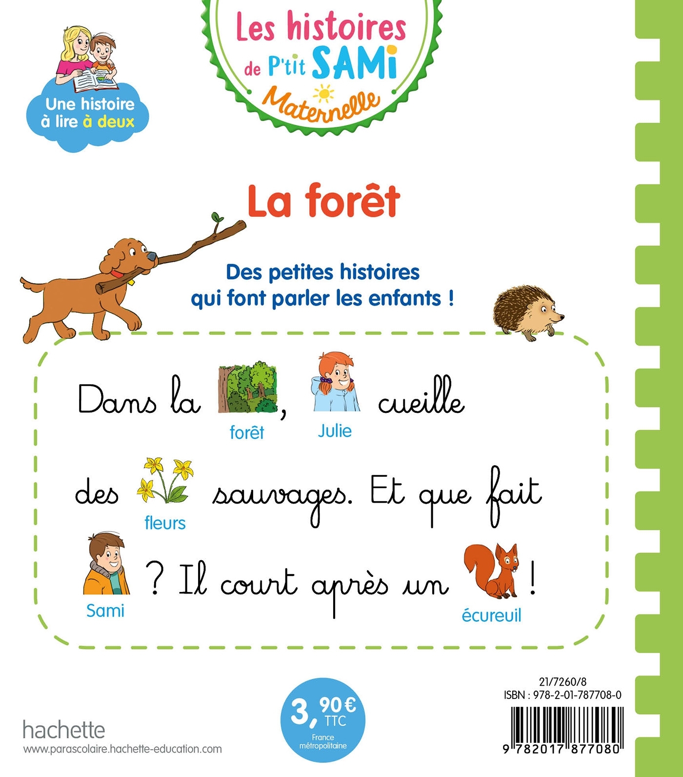 Les histoires de P'tit Sami Maternelle (3-5 ans) : La forêt - Sophie De Mullenheim - HACHETTE EDUC