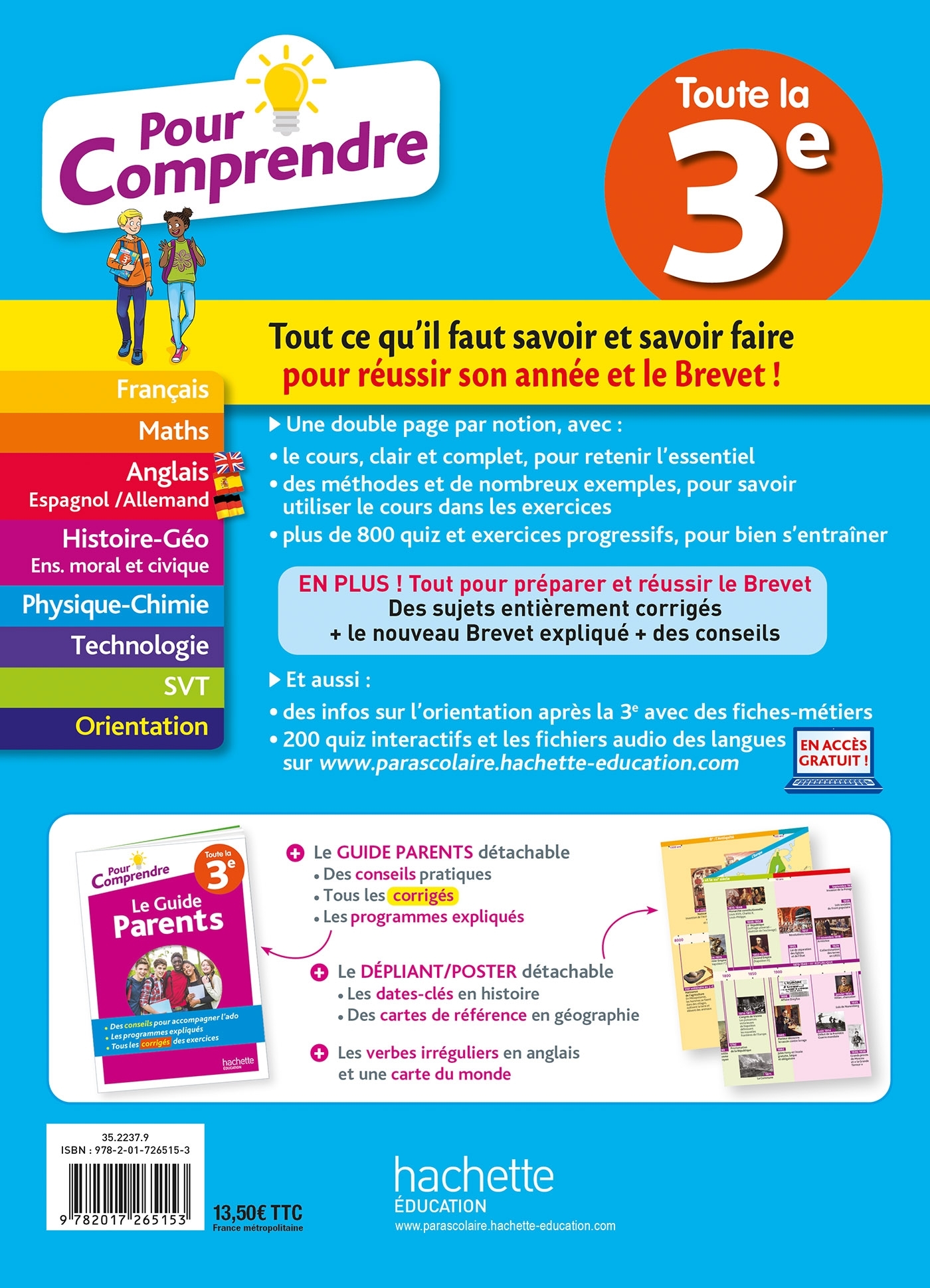 Pour comprendre Toute la 3e - Isabelle Lisle - HACHETTE EDUC