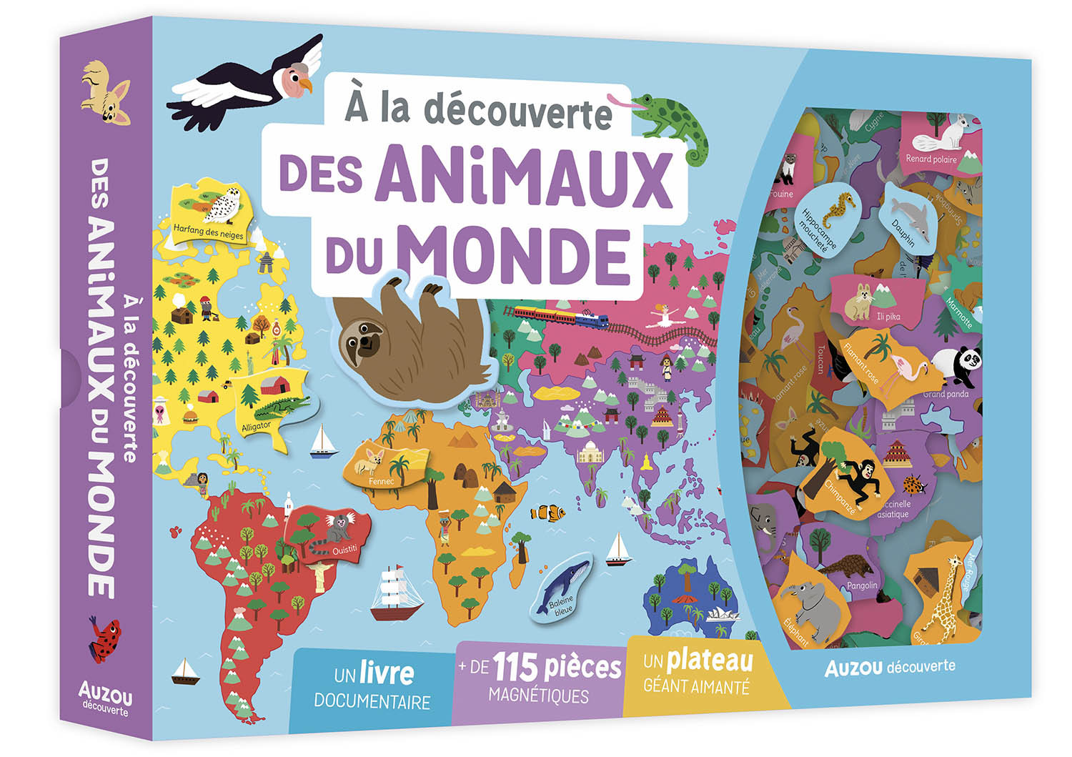 À LA DÉCOUVERTE DES ANIMAUX DU MONDE - Deborah Pinto - AUZOU