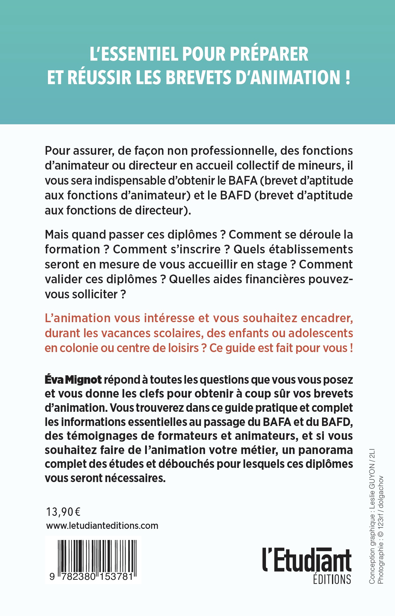 BAFA et BAFD : Préparer et réussir - Éva Mignot - L ETUDIANT