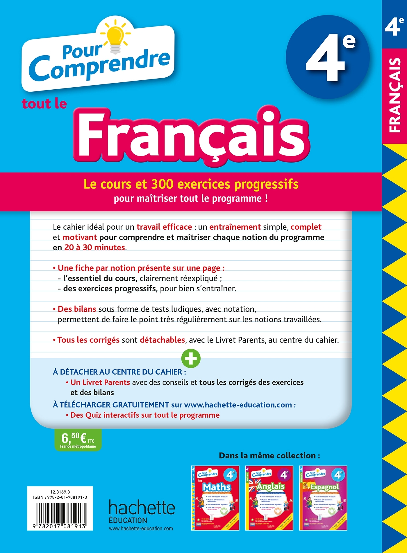 Pour Comprendre Français 4E - Isabelle Lisle - HACHETTE EDUC