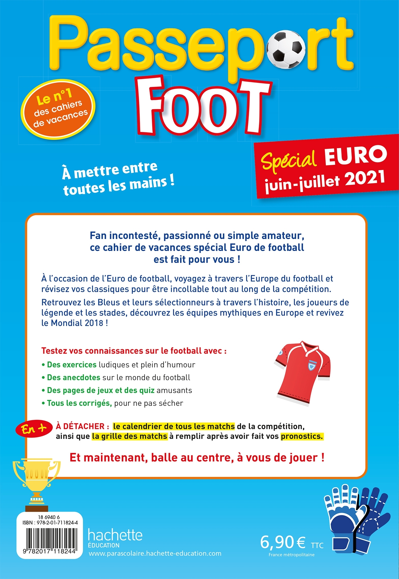 Passeport Foot Spécial Euro juin-juillet 2021 - Etienne BONAMY - HACHETTE EDUC