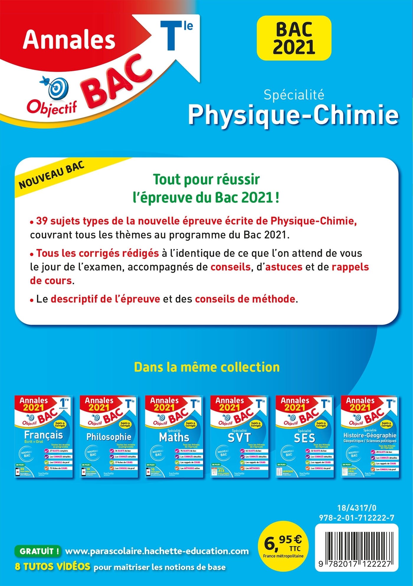 Annales Bac 2021 Spé Physique Chimie Term - Frédérique De La Baume - HACHETTE EDUC