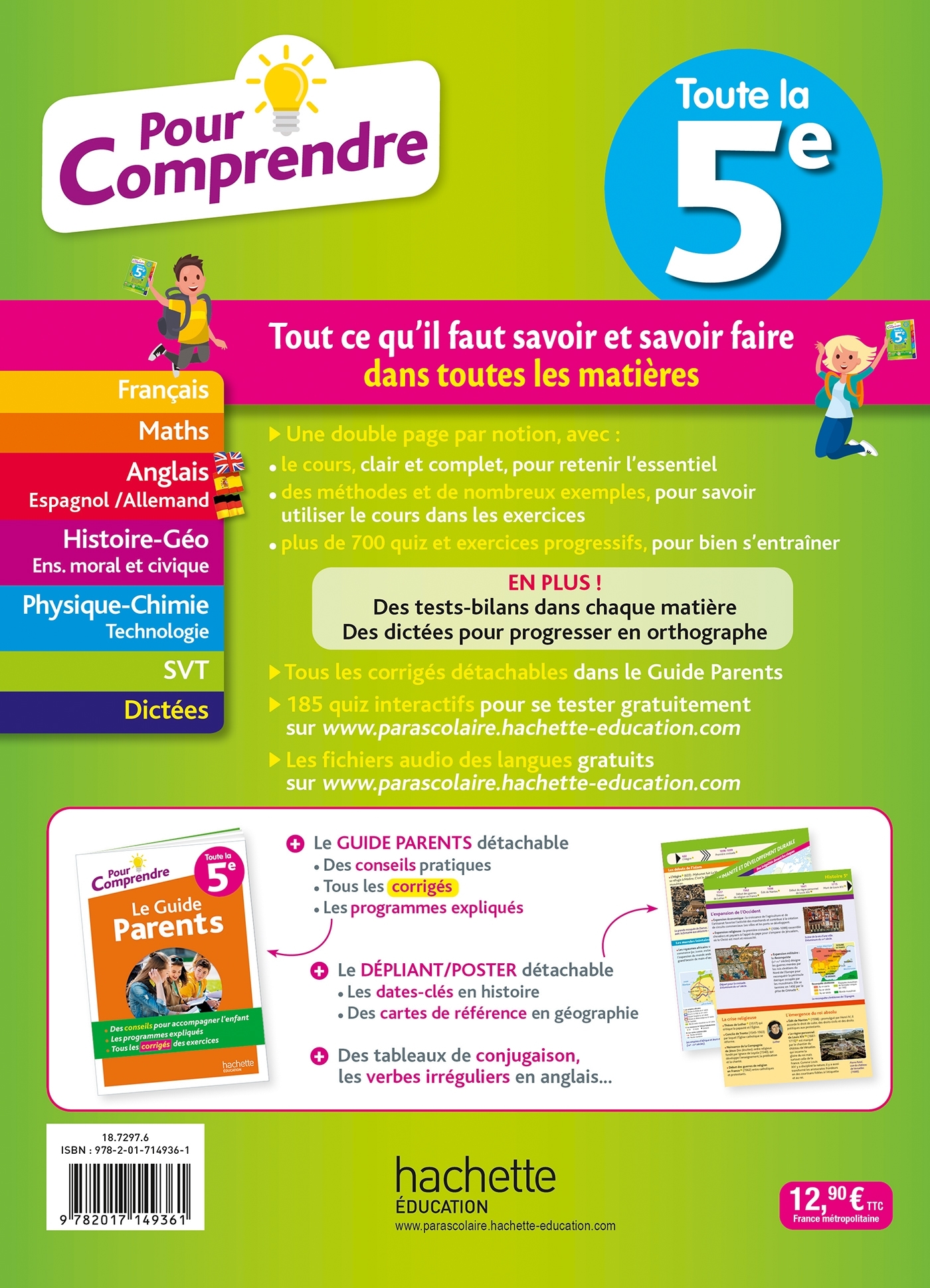 Pour comprendre Toute la 5e - Isabelle Lisle - HACHETTE EDUC