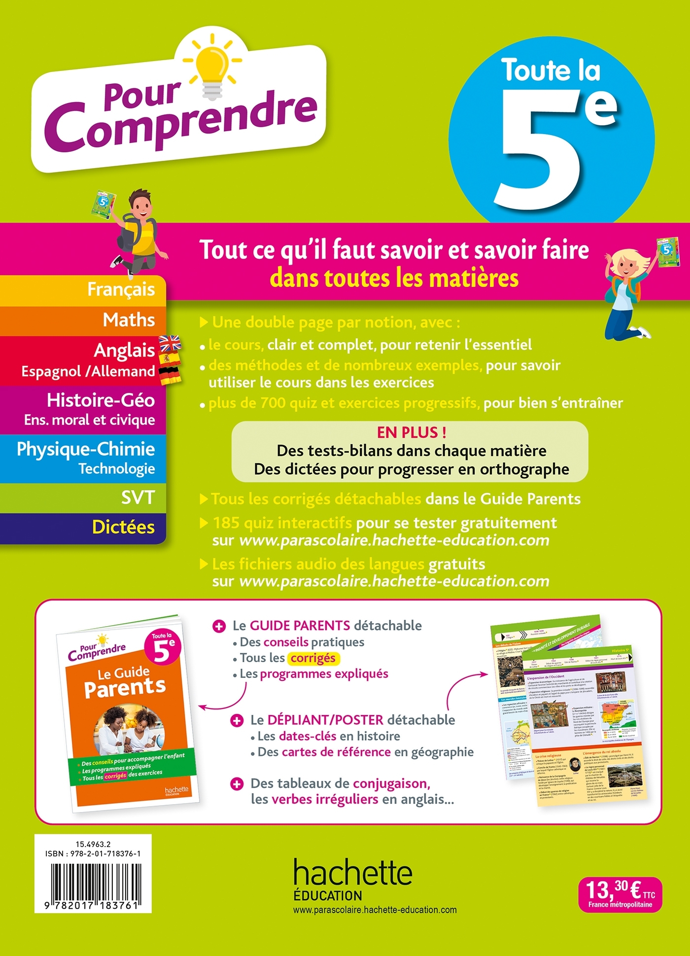 Pour comprendre Toute la 5e - Isabelle Lisle - HACHETTE EDUC