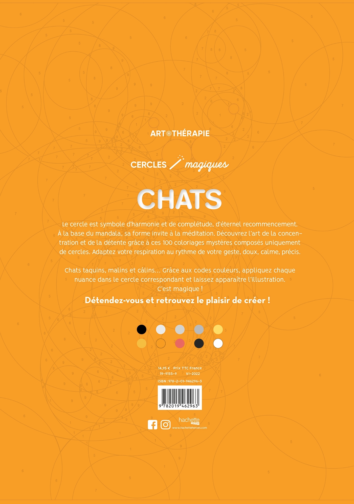 Chats en cercles magiques - William Bal - HACHETTE HEROES